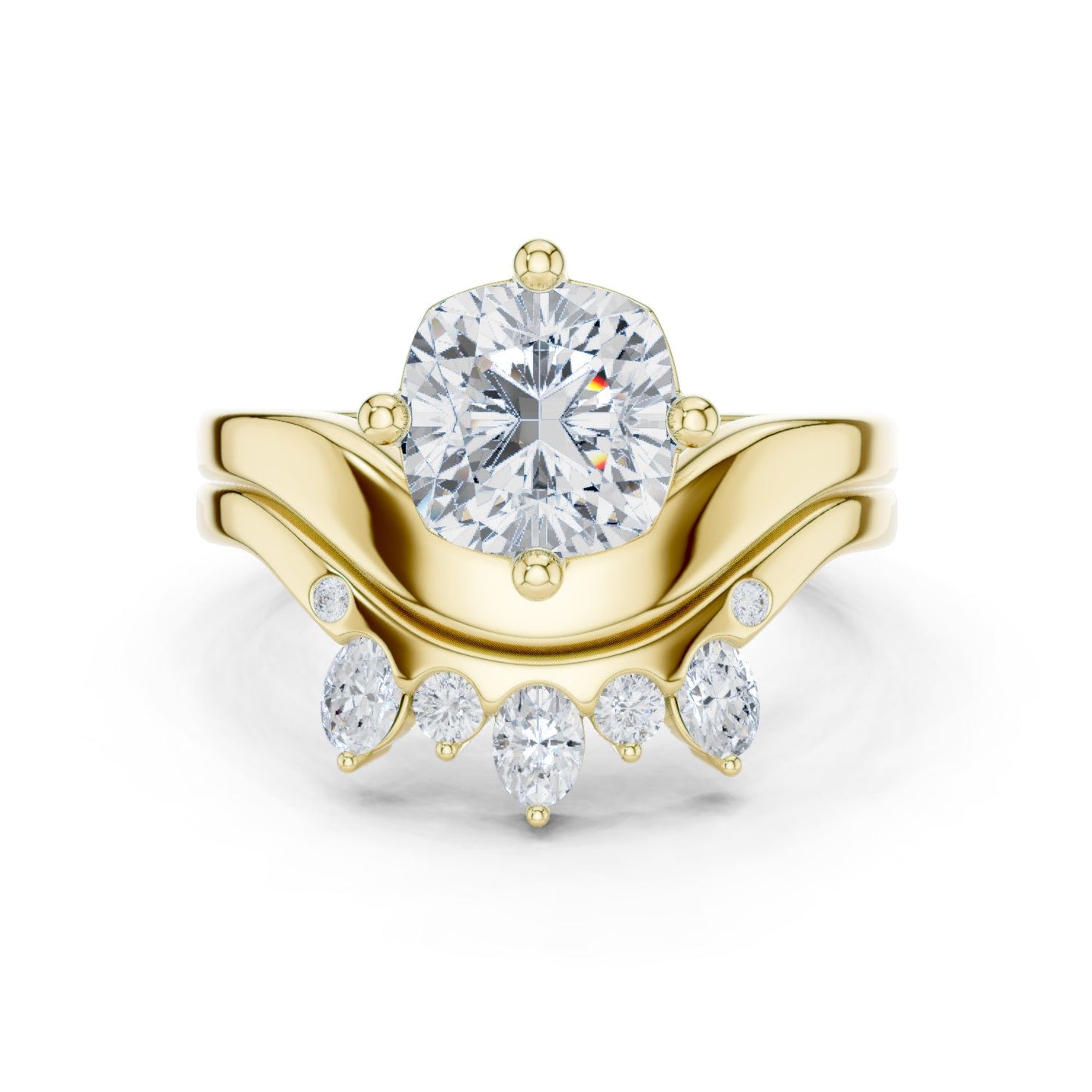 Round Lab Grown Diamond Solitaire Engagement Ring