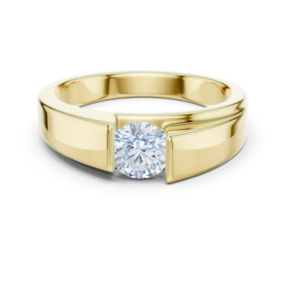 Men's Round Lab Grown Diamond Ring