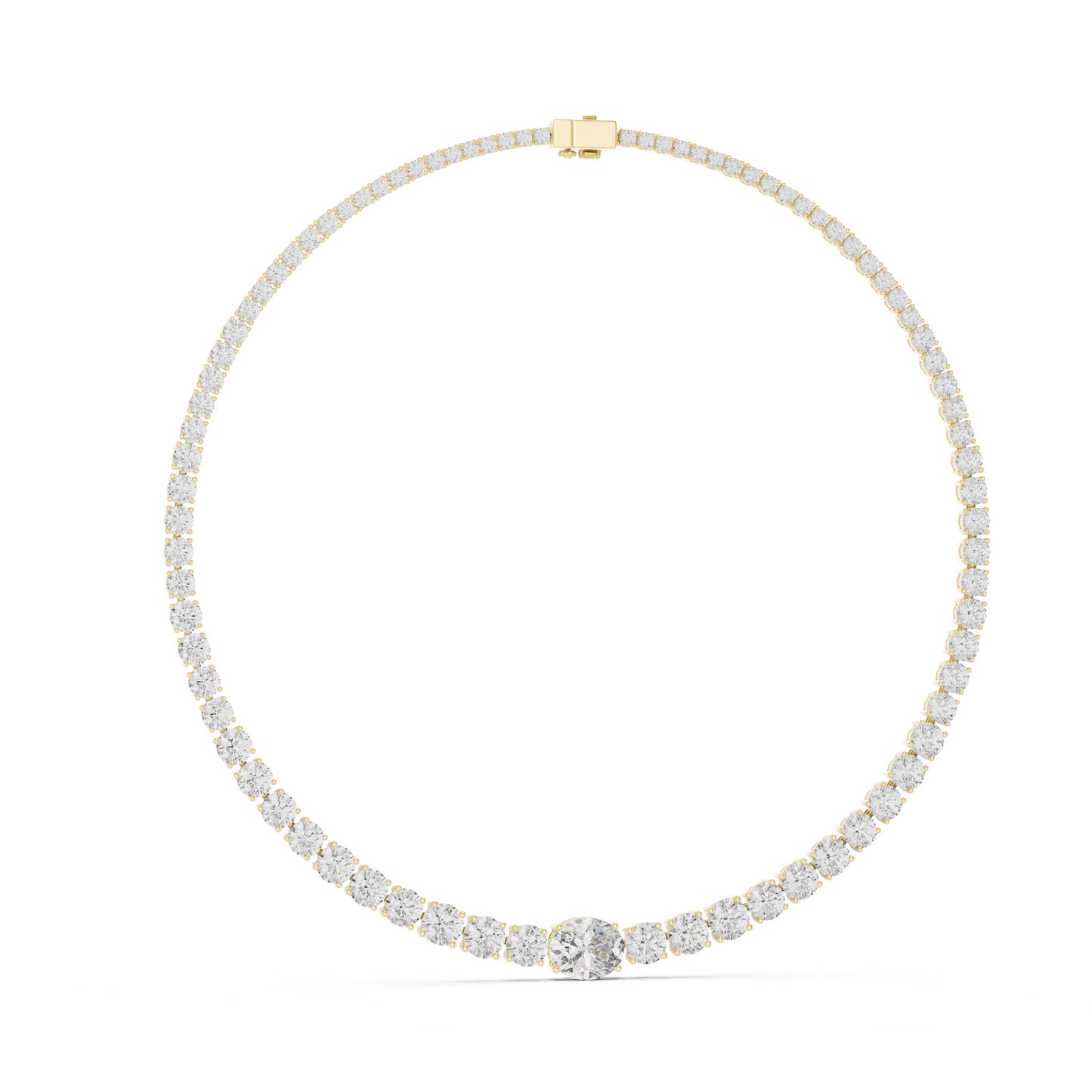 Round Lab Grown Diamond Pendant