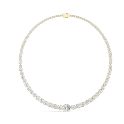 Round Lab Grown Diamond Pendant