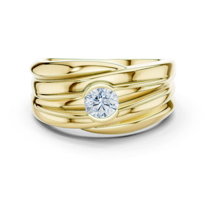 Men's Round Lab Grown Diamond Ring
