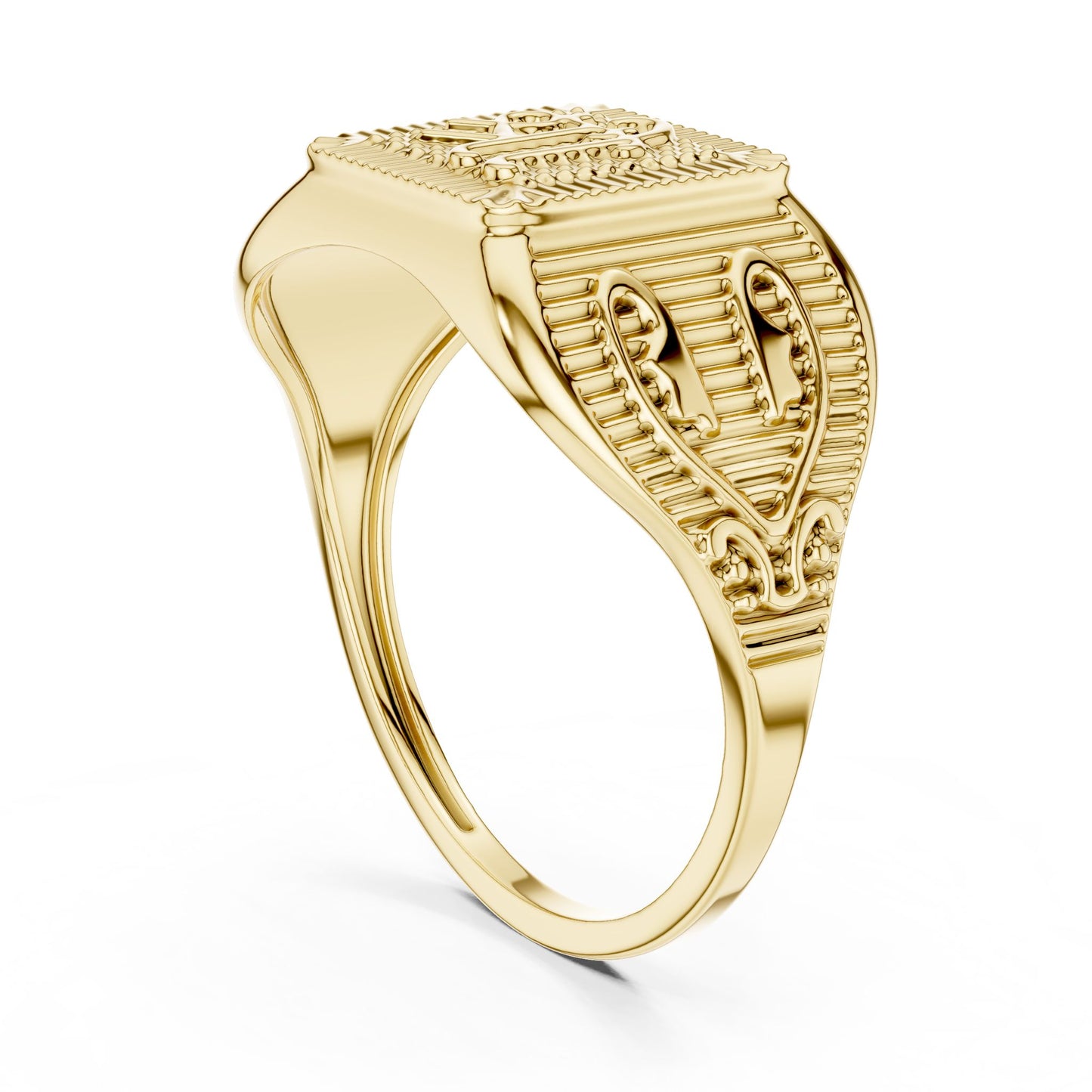 Men's Round Lab Grown Diamond Ring