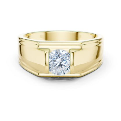 Men's Round Lab Grown Diamond Ring