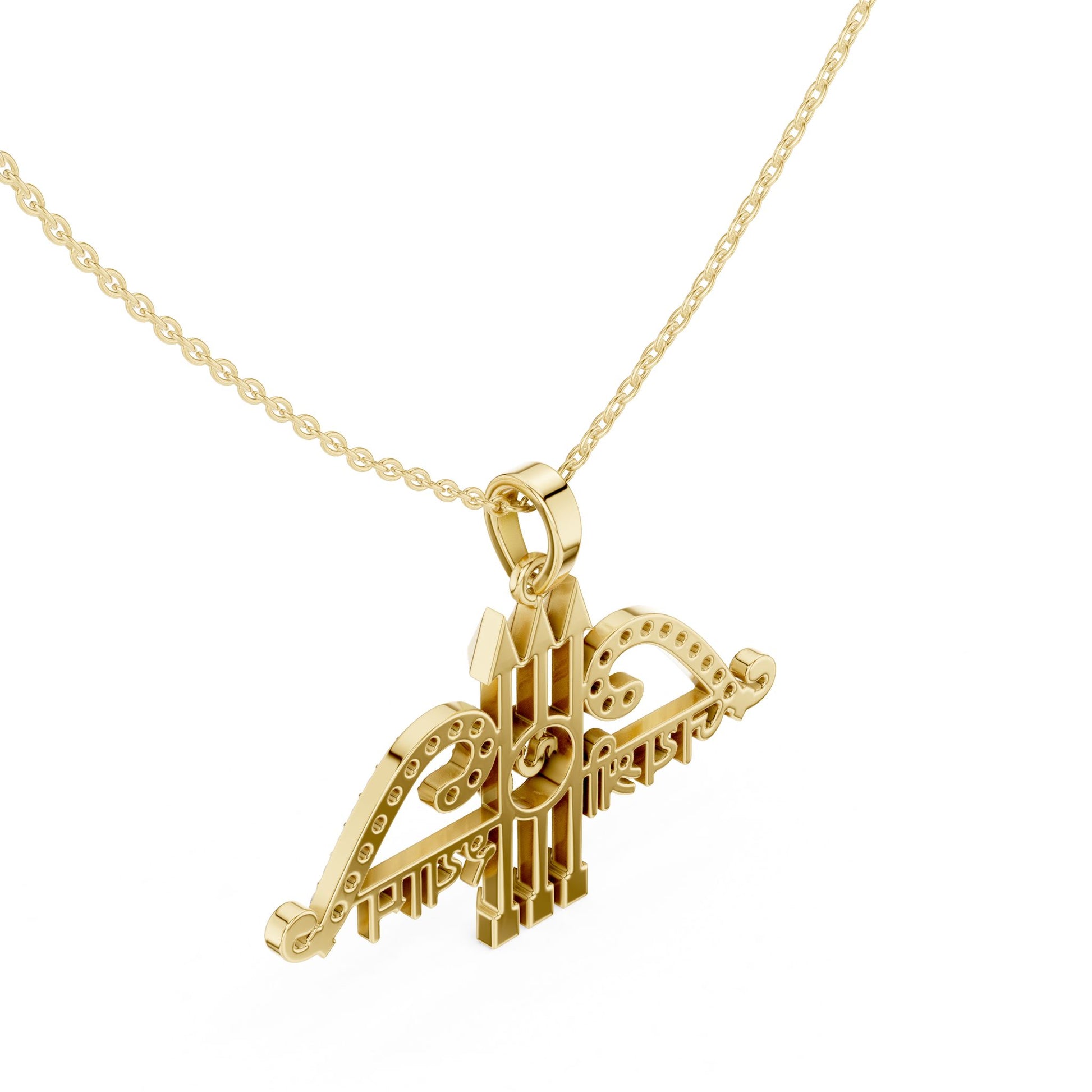 Round Lab Grown Diamond Pendant