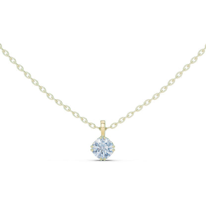 Round Lab Grown Diamond Pendant