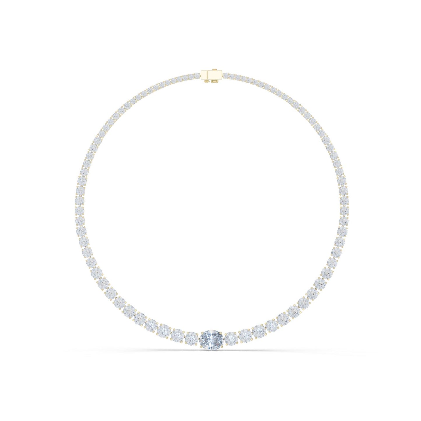 Round Lab Grown Diamond Pendant