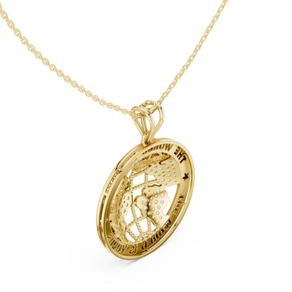 Round Lab Grown Diamond Pendant