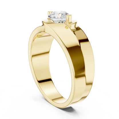 Men's Round Lab Grown Diamond Ring