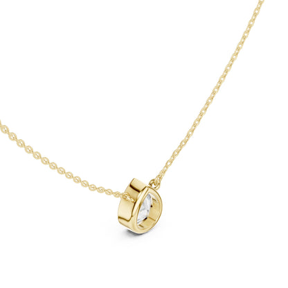 Round Lab Grown Diamond Pendant