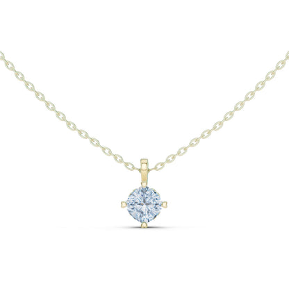 Round Lab Grown Diamond Pendant