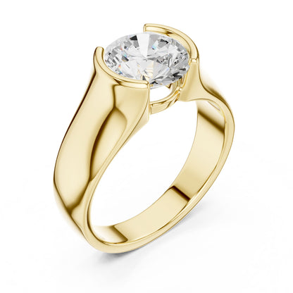 Men's Round Lab Grown Diamond Ring