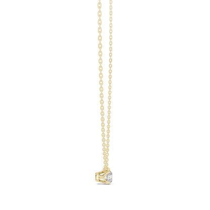 Round Lab Grown Diamond Pendant
