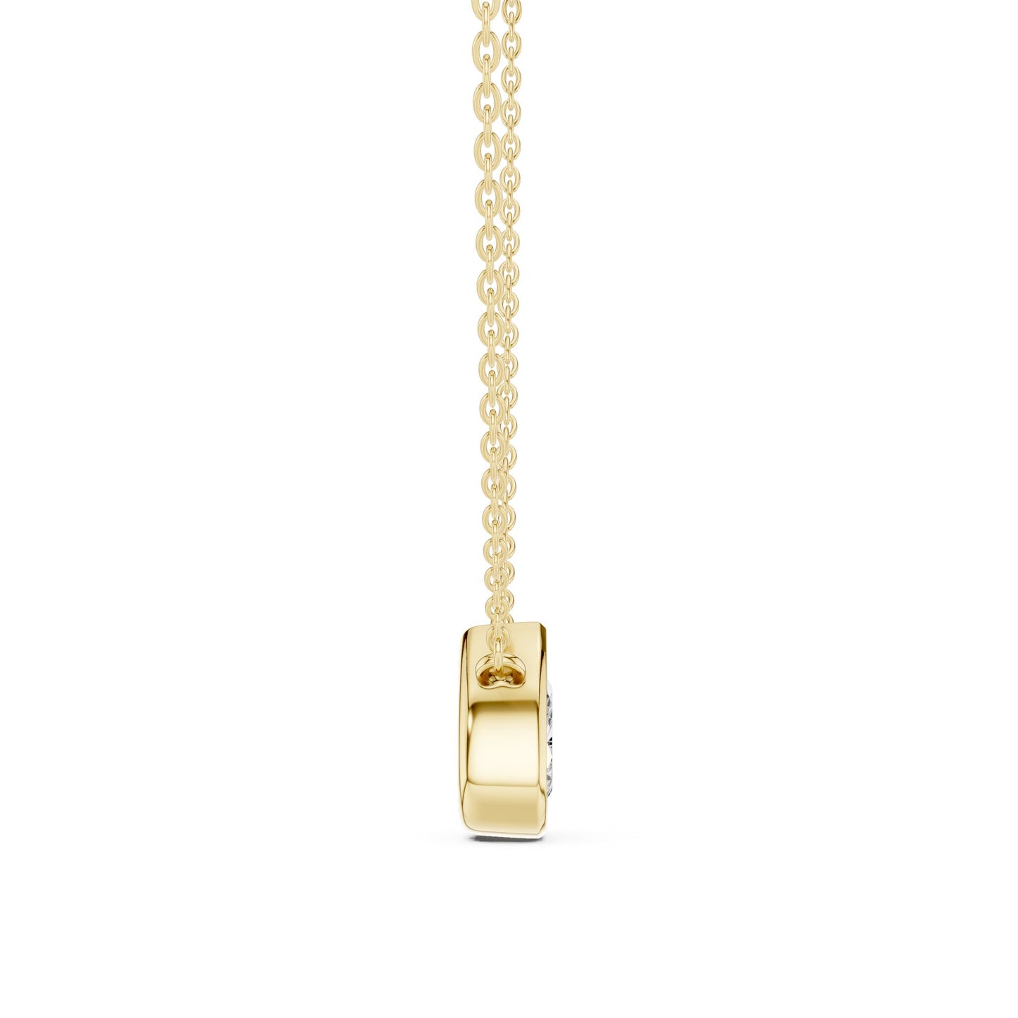 Round Lab Grown Diamond Pendant