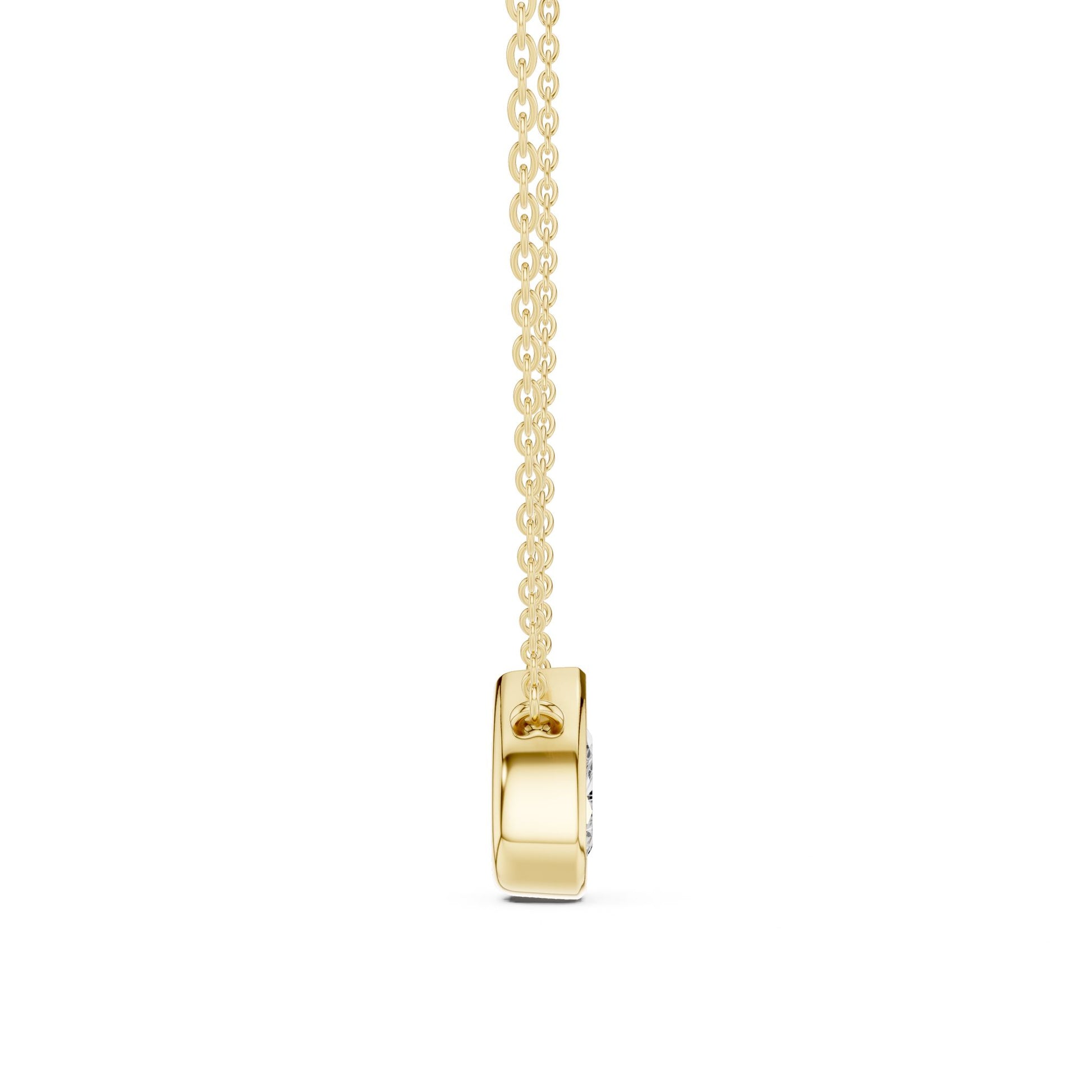 Round Lab Grown Diamond Pendant