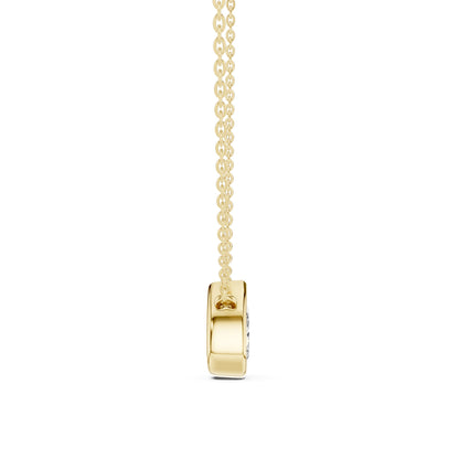 Round Lab Grown Diamond Pendant