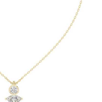 Round Lab Grown Diamond Pendant