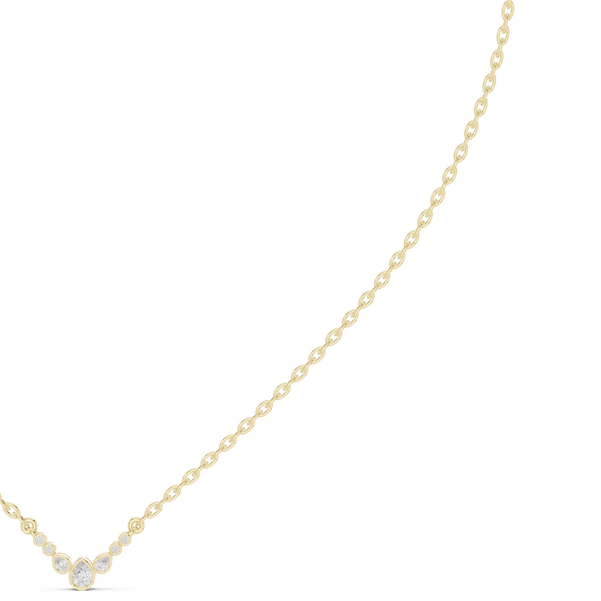 Round Lab Grown Diamond Pendant