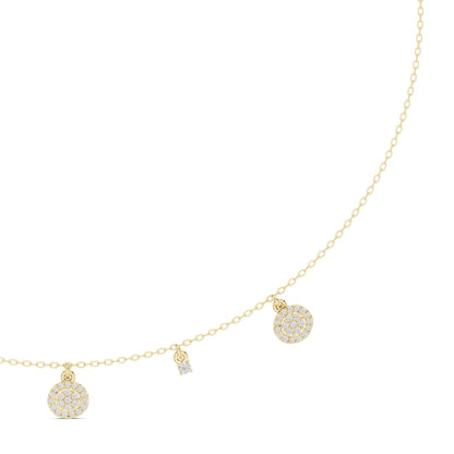 Round Lab Grown Diamond Pendant