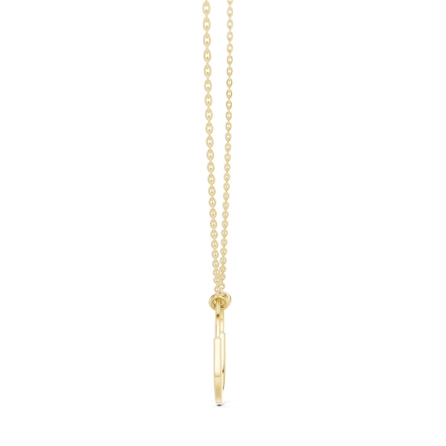 Round Lab Grown Diamond Pendant