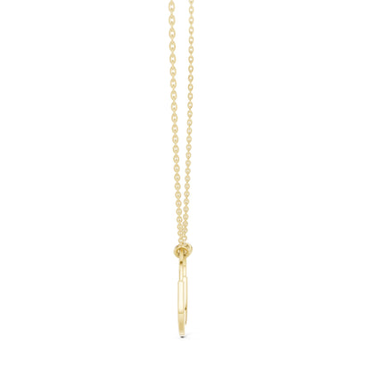 Round Lab Grown Diamond Pendant