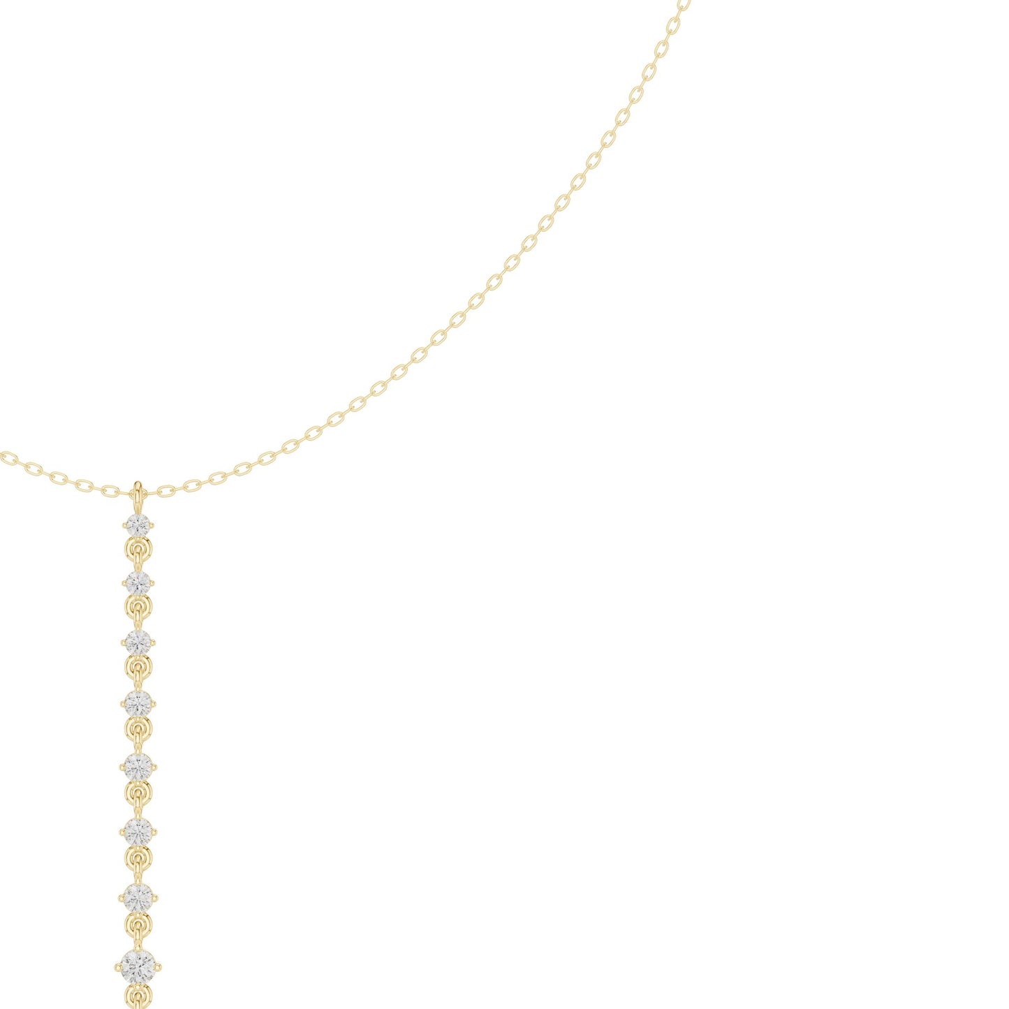 Round Lab Grown Diamond Pendant