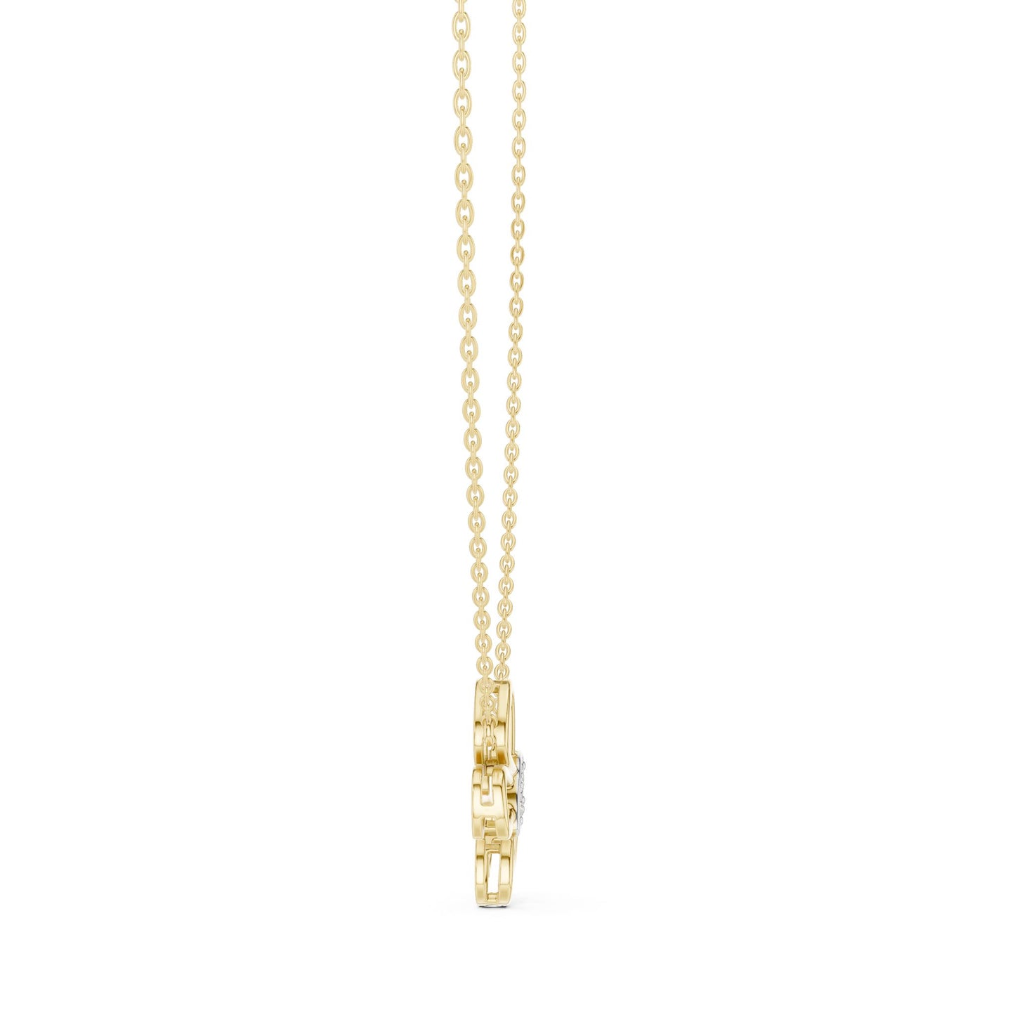 Round Lab Grown Diamond Pendant