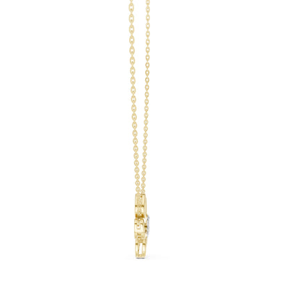 Round Lab Grown Diamond Pendant
