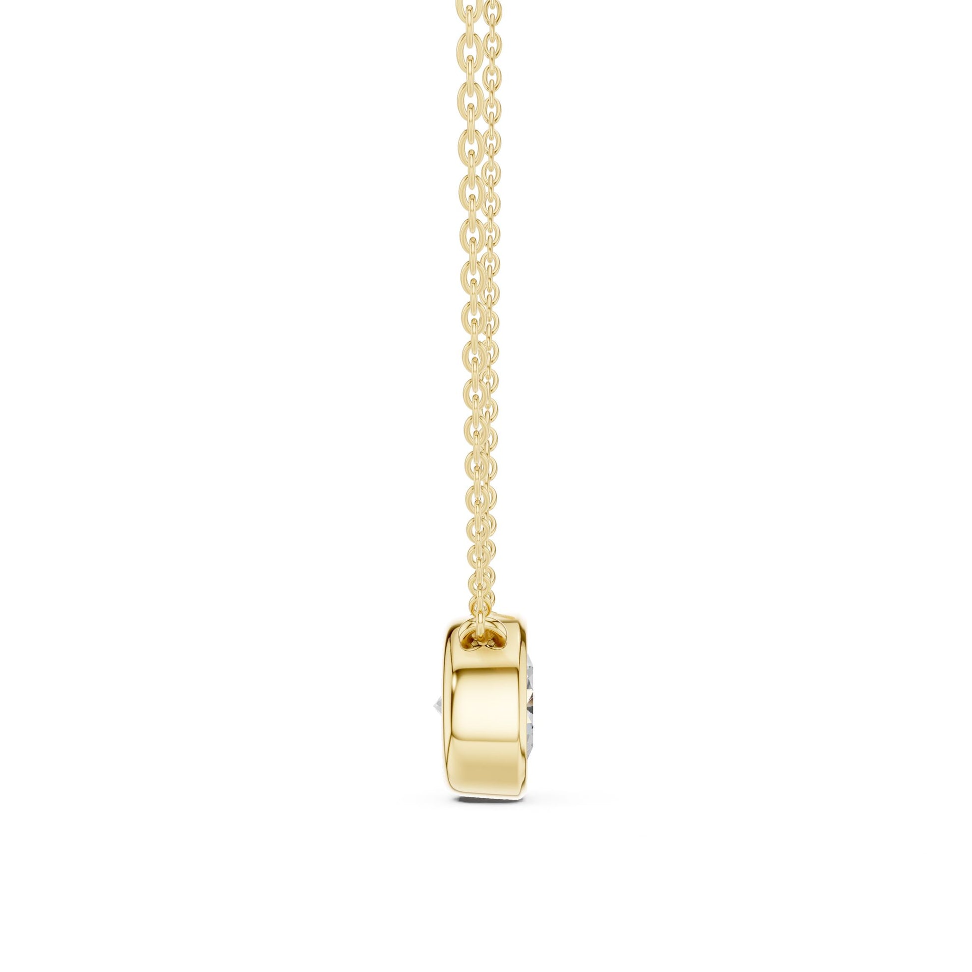 Round Lab Grown Diamond Pendant
