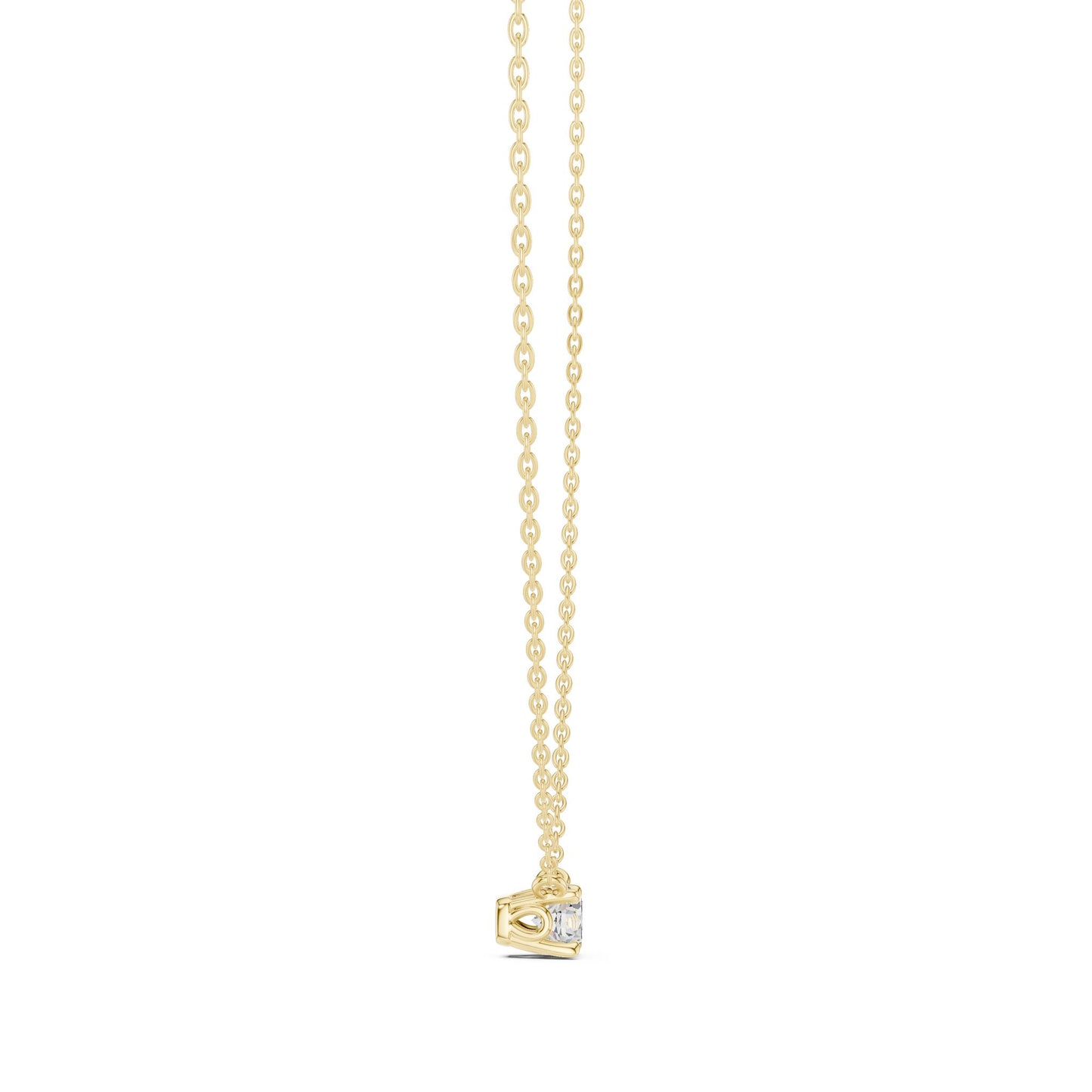 Round Lab Grown Diamond Pendant
