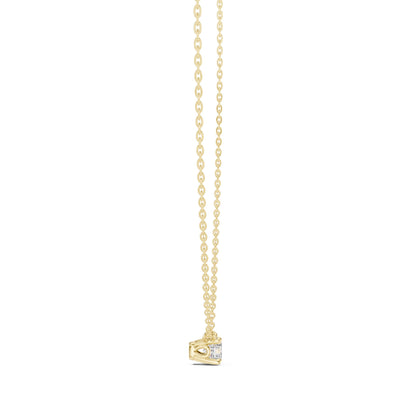 Round Lab Grown Diamond Pendant