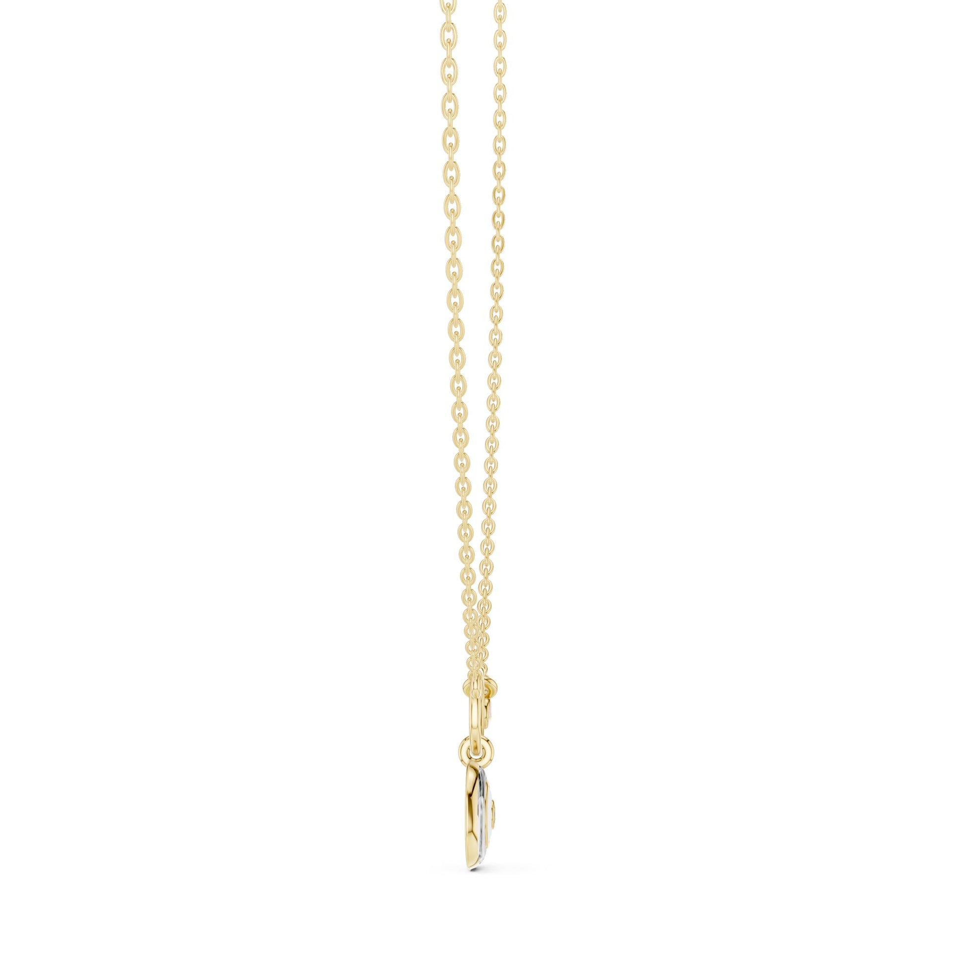 Round Lab Grown Diamond Pendant