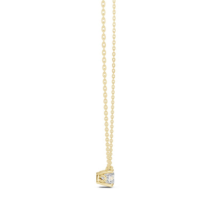 Round Lab Grown Diamond Pendant