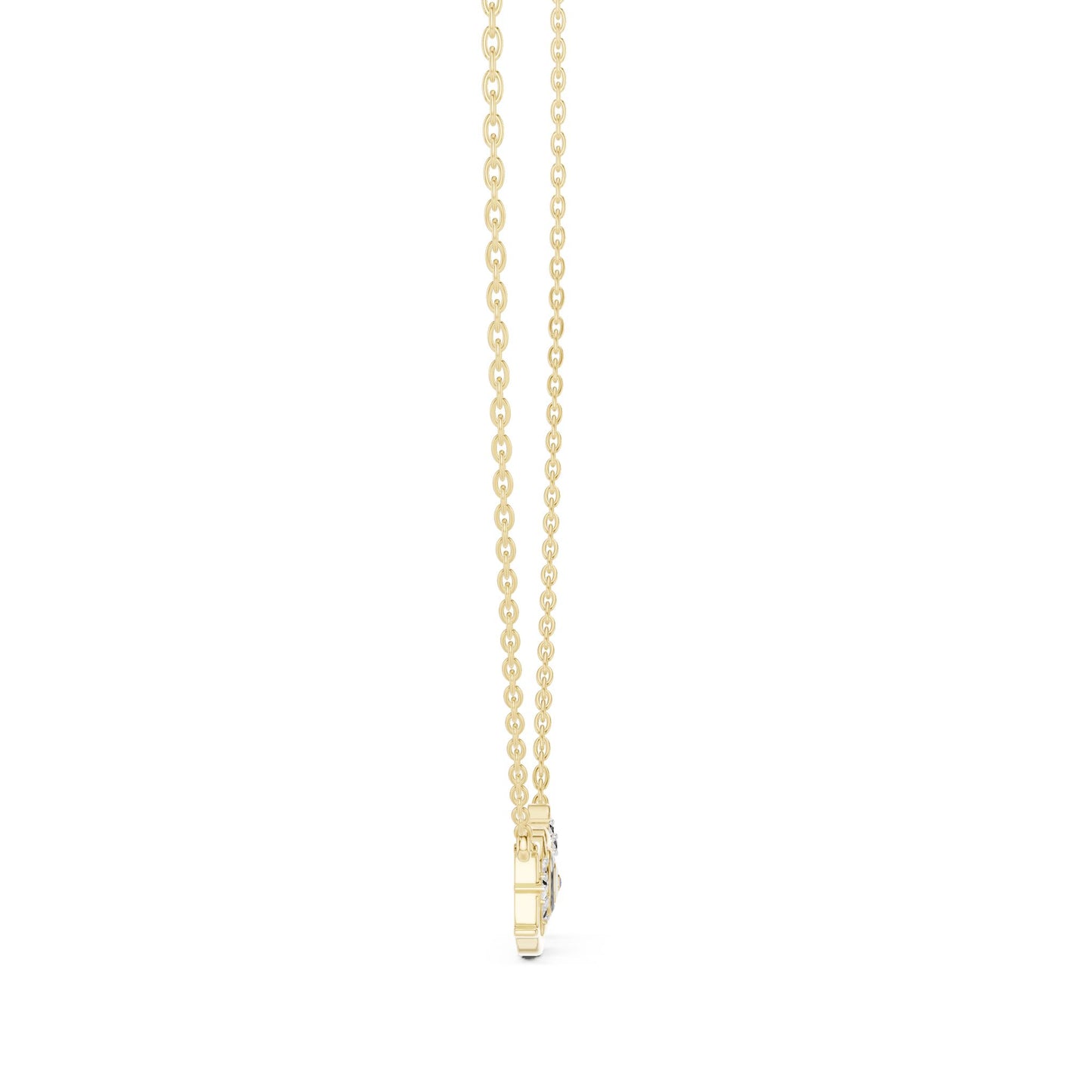 Round Lab Grown Diamond Pendant