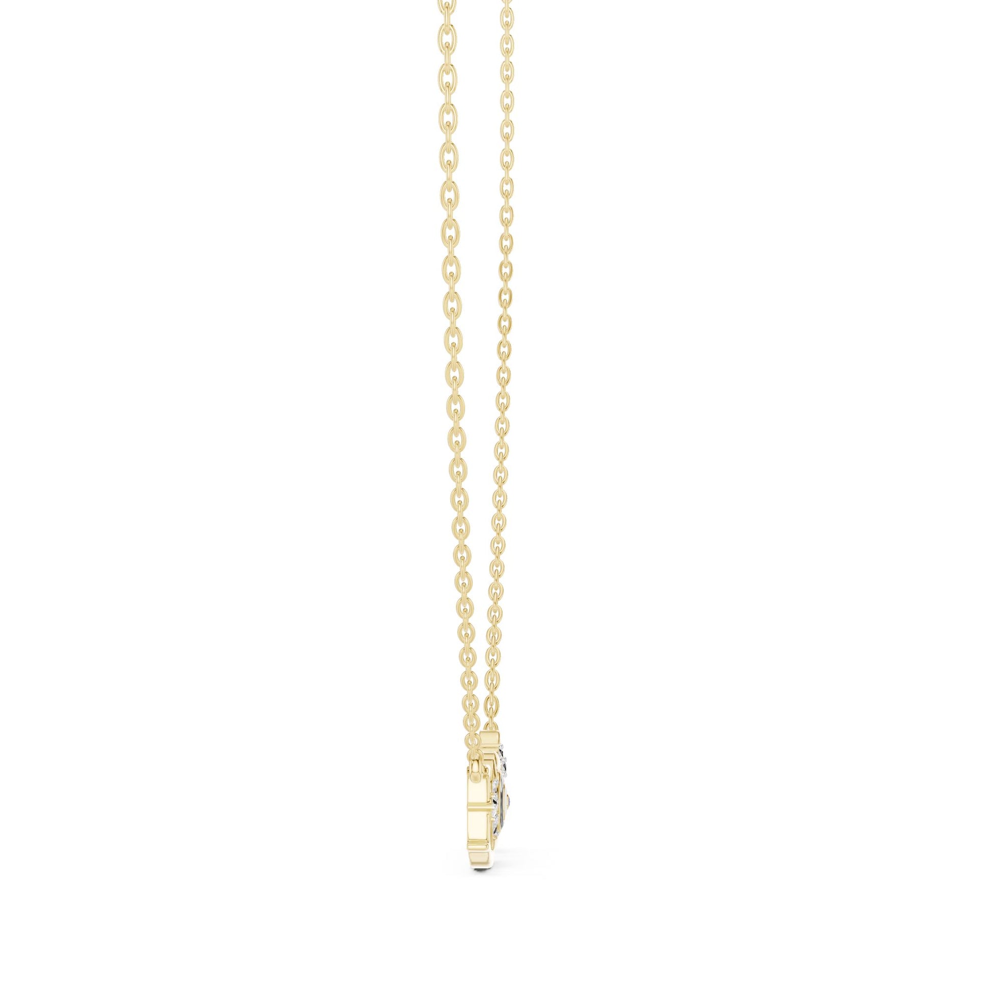 Round Lab Grown Diamond Pendant