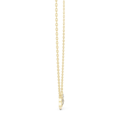 Round Lab Grown Diamond Pendant