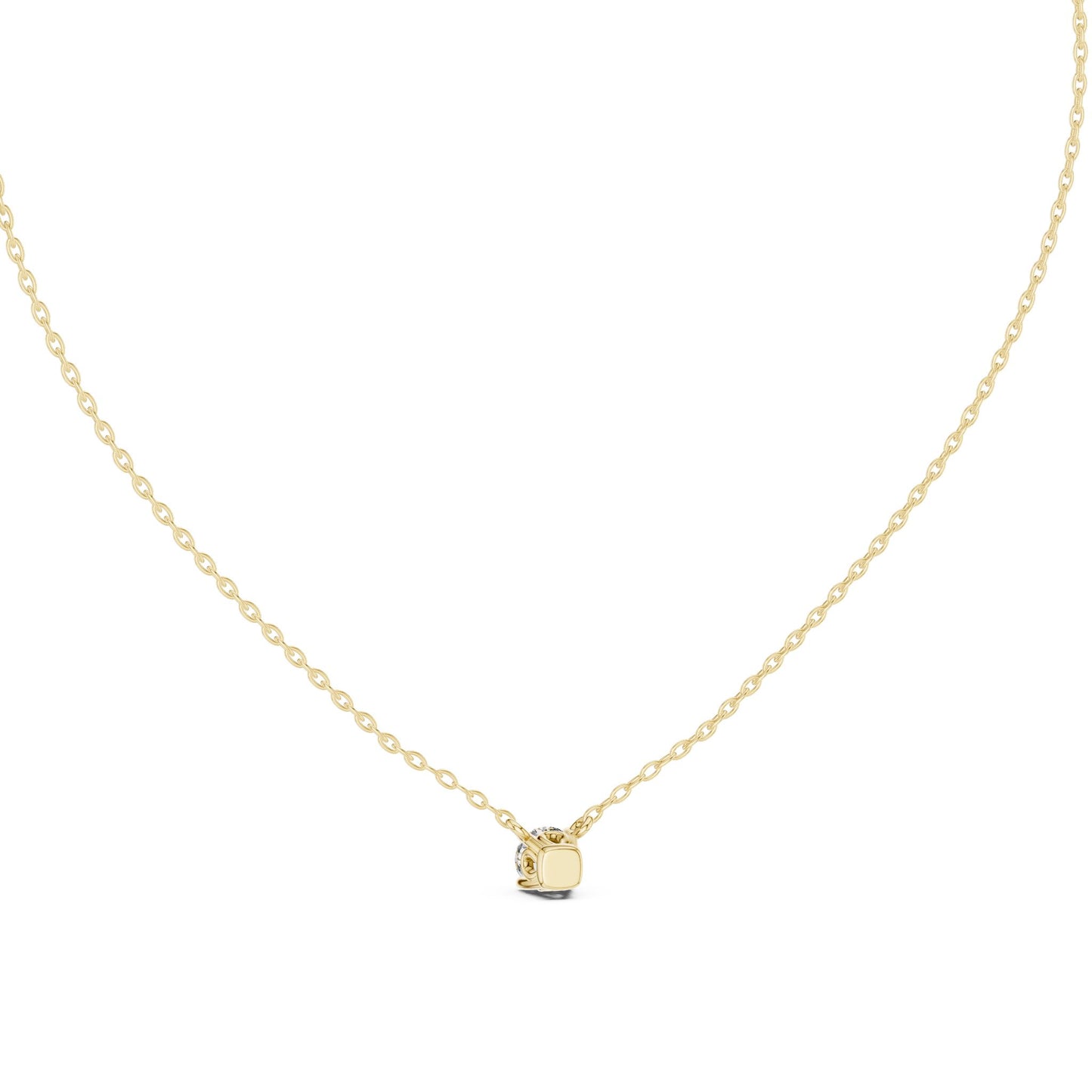 Round Lab Grown Diamond Pendant