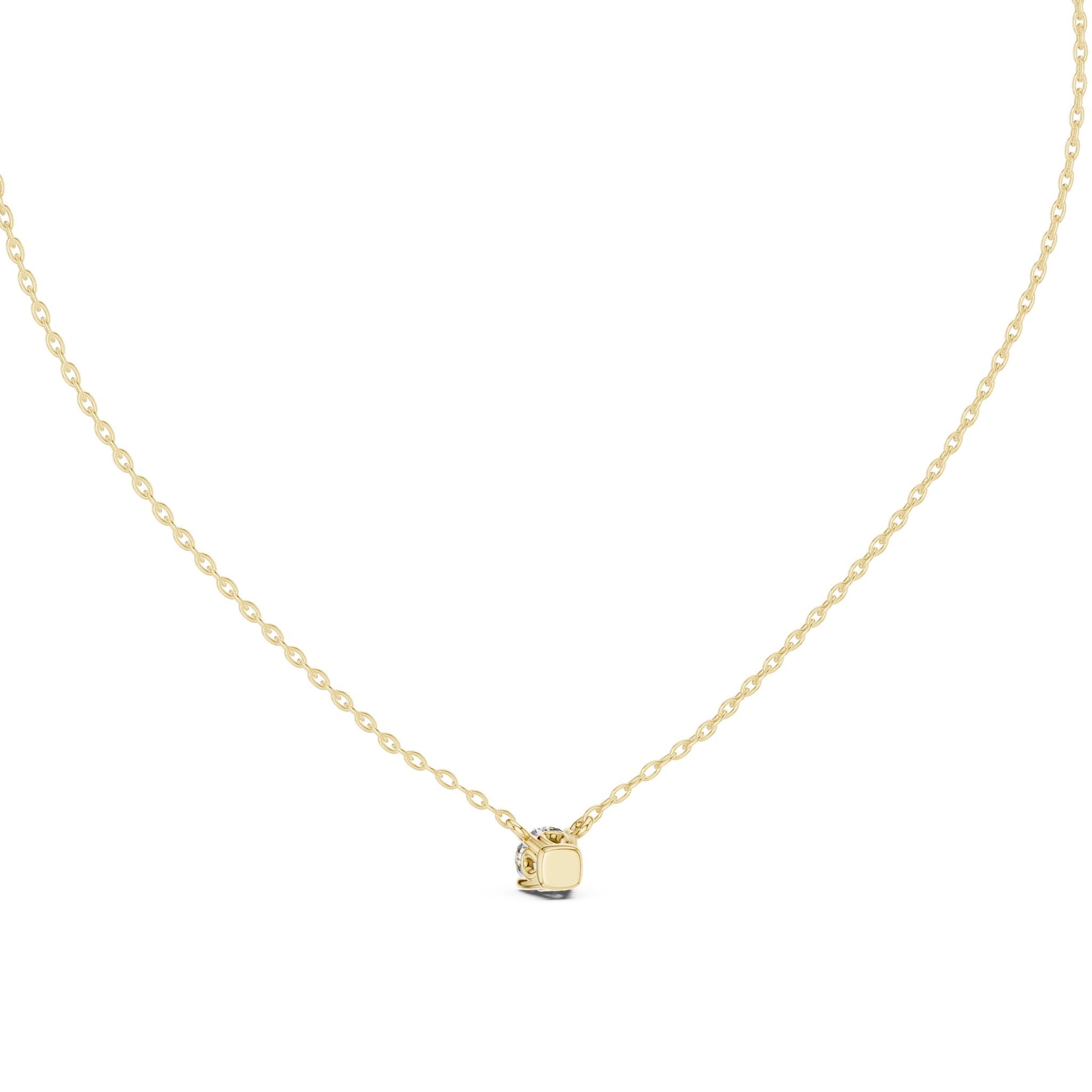 Round Lab Grown Diamond Pendant