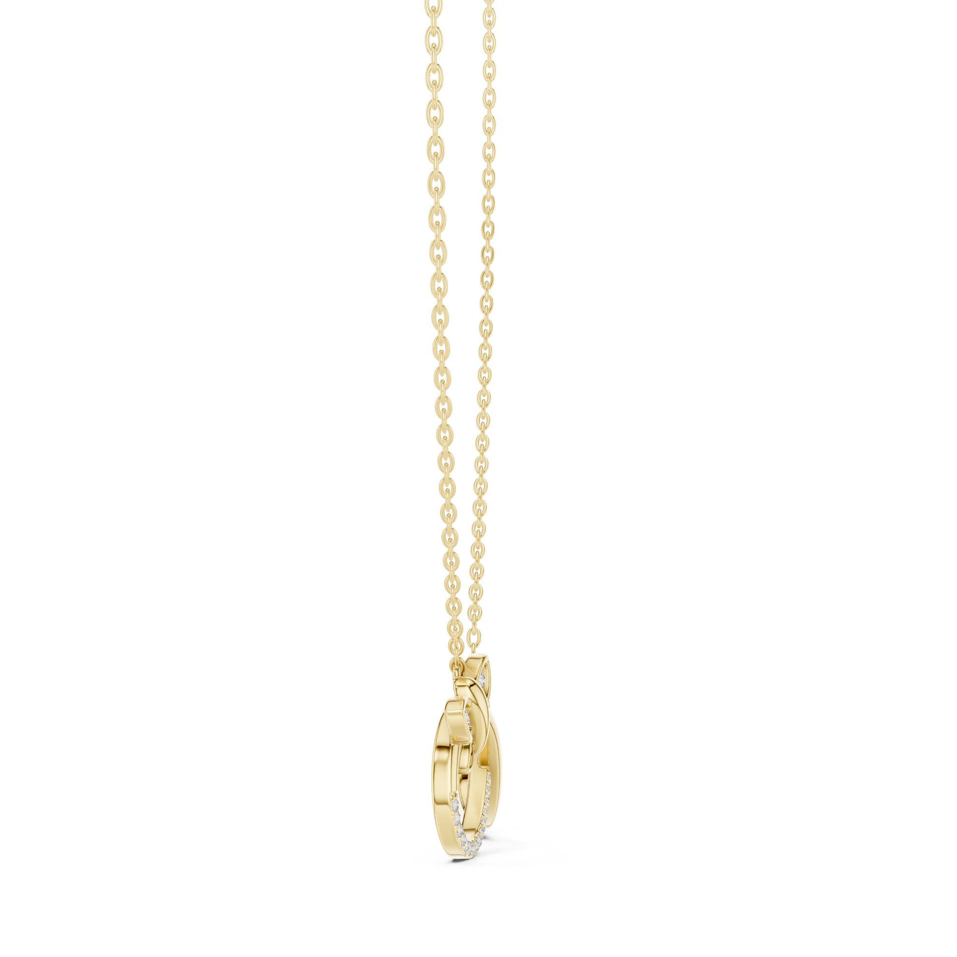 Round Lab Grown Diamond Pendant