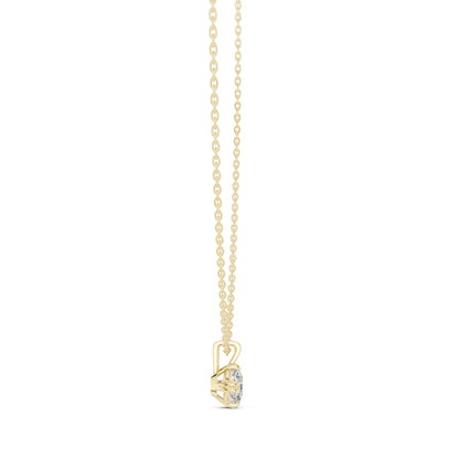 Round Lab Grown Diamond Pendant