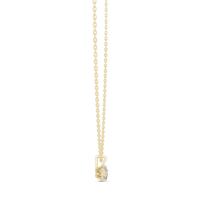Round Lab Grown Diamond Pendant