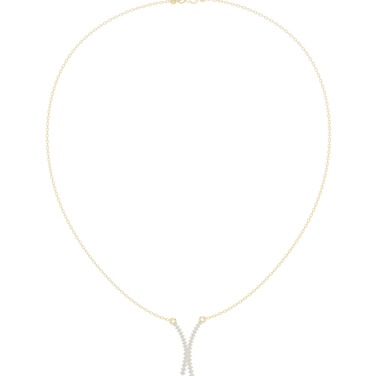 Round Lab Grown Diamond Pendant