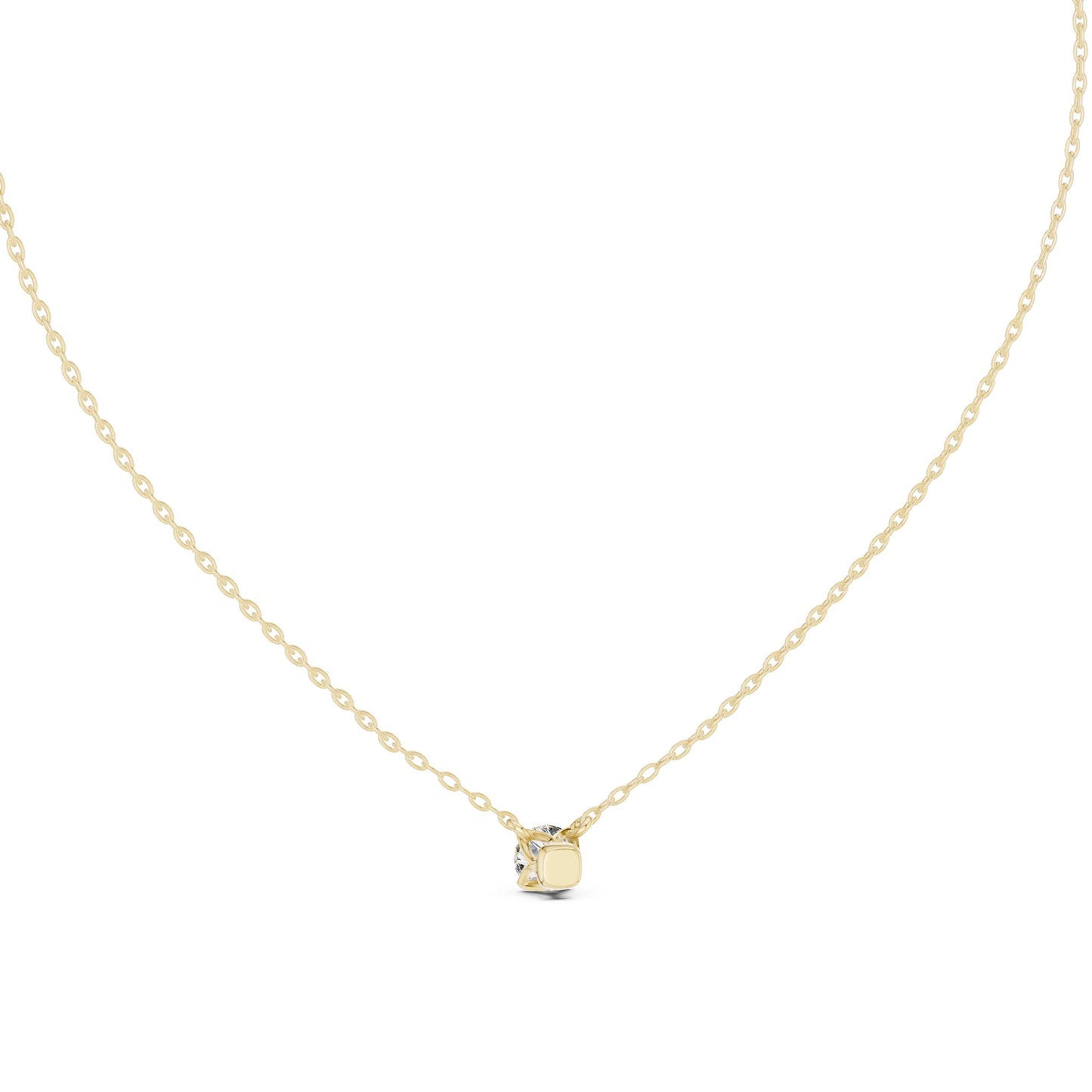 Round Lab Grown Diamond Pendant