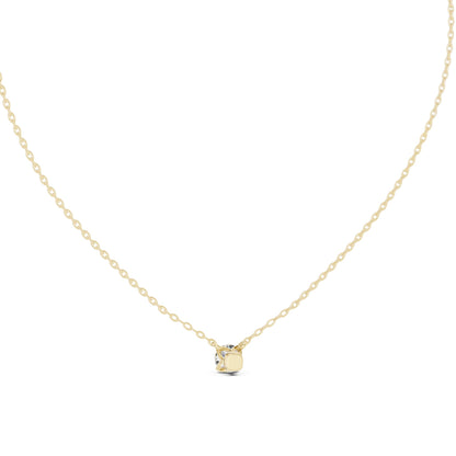 Round Lab Grown Diamond Pendant