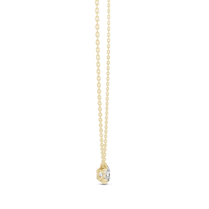 Round Lab Grown Diamond Pendant