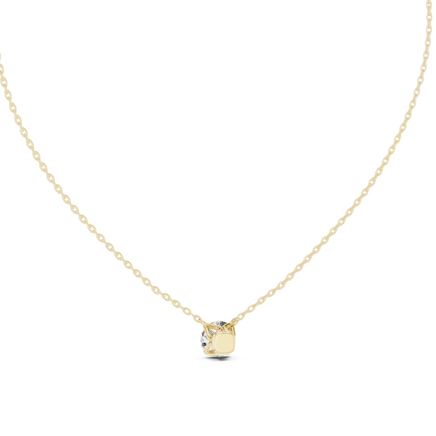 Round Lab Grown Diamond Pendant