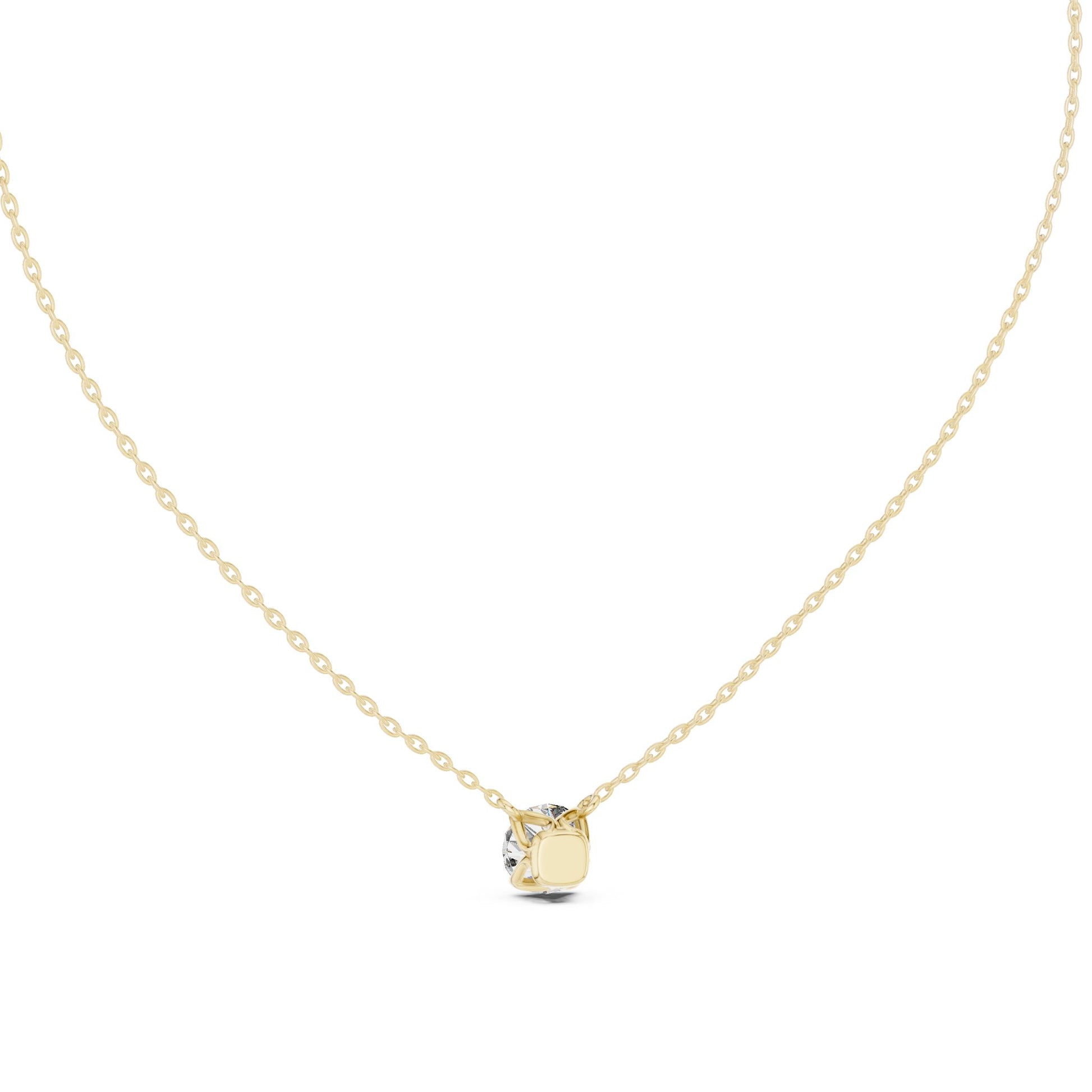 Round Lab Grown Diamond Pendant