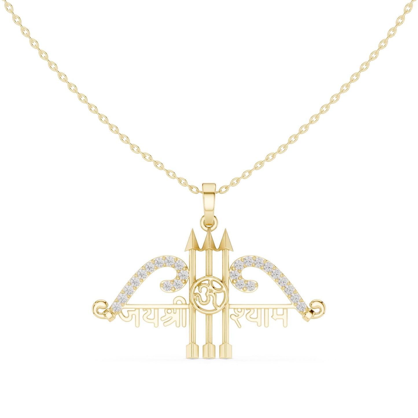 Round Lab Grown Diamond Pendant