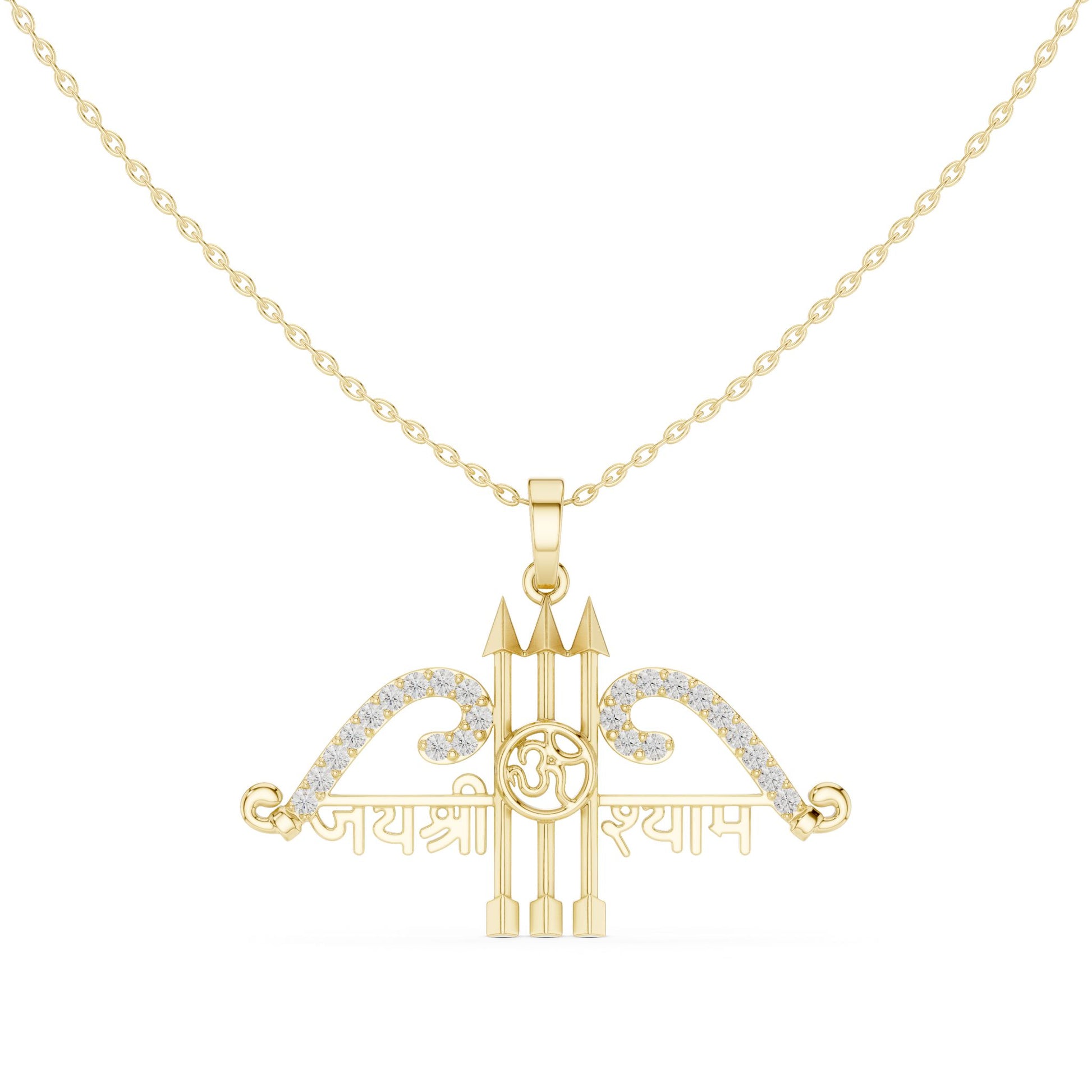 Round Lab Grown Diamond Pendant