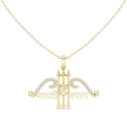 Round Lab Grown Diamond Pendant