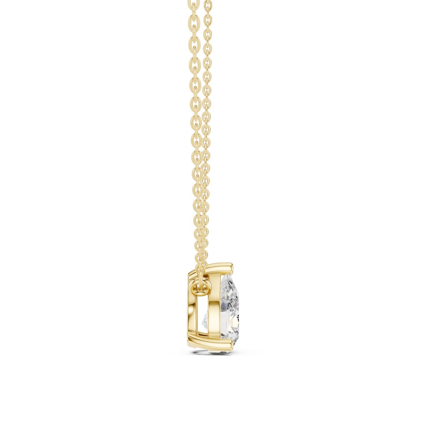 Round Lab Grown Diamond Pendant